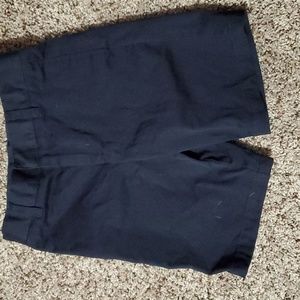 Boys size 5 Navy blue adjustable dress shorts